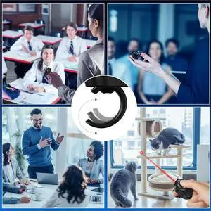 Presenter Clicker with Red Laser 2.4G Bluetooth Dual Mode Finger Ring Clicker for PowerPoint,Mac Presenter Clicker with Red Laser 2.4G Bluetooth Dual Mode Finger Ring Clicker for PowerPoint,Mac