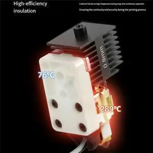 For A1/A1 Mini/H2D Right-End Upgrade Ceramic Zirconia Heating Block Base Hot End Heating Kit Printer Parts For A1/A1 Mini/H2D Right-End Upgrade Ceramic Zirconia Heating Block Base Hot End Heating Kit Printer Parts