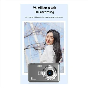 HD 1080P 96MP Digital Camera for Children - 16X Zoom, 2.4 Inch IPS Screen, Ideal for Beginner Photography Gray HD 1080P 96MP Digital Camera for Children - 16X Zoom, 2.4 Inch IPS Screen, Ideal for Beginner Photography Gray