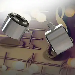 10.2mm Carbon Composite Diaphragm CNC Process Magnetohydrodynamic Colorative Mixing Tuning Nozzle Dual Dynamic Driver 10.2mm Carbon Composite Diaphragm CNC Process Magnetohydrodynamic Colorative Mixing Tuning Nozzle Dual Dynamic Driver
