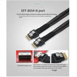 NGFF M-Key NVME to SFF-8654 Slimline SAS Card Adapter and U.2 U2 SFF-8639 NVME PCIe SSD Cable 50cm for Mainboard SSD NGFF M-Key NVME to SFF-8654 Slimline SAS Card Adapter and U.2 U2 SFF-8639 NVME PCIe SSD Cable 50cm for Mainboard SSD