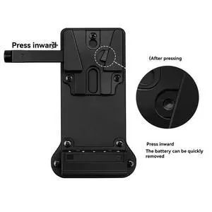 V-Mount Buckle to NP-F550/F970 Dummy for Monitor LED Video Transmission V-Shaped Power Supply Mounting Plate V-Mount Buckle to NP-F550/F970 Dummy for Monitor LED Video Transmission V-Shaped Power Supply Mounting Plate