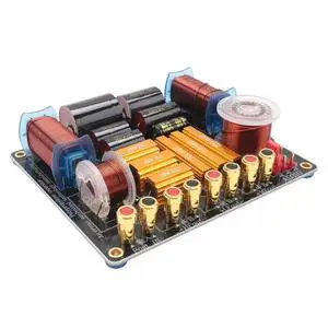 Three-Way 450W Professional Speaker High Power Splitter 750Hz/5000Hz Stage Home Theater 3-Unit Audio Crossover Filter Three-Way 450W Professional Speaker High Power Splitter 750Hz/5000Hz Stage Home Theater 3-Unit Audio Crossover Filter