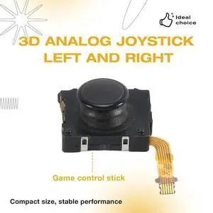 3D Analog Joystick Replacement for PS Vita 1000, Dual Left and Right Controller Sticks, High-Black 3D Analog Joystick Replacement for PS Vita 1000, Dual Left and Right Controller Sticks, High-Black