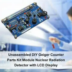 DIY Assemble Geiger Counter Kit Counter Module Nuclear Radiation Detector with Sound and Light Alarm DIY Assemble Geiger Counter Kit Counter Module Nuclear Radiation Detector with Sound and Light Alarm