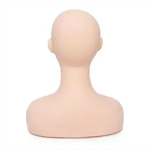Big Half Body Soft Silicone Cosmetology Mannequin Heads for Makeup Grafting Eyebrow Design Massage Practice Face Model Big Half Body Soft Silicone Cosmetology Mannequin Heads for Makeup Grafting Eyebrow Design Massage Practice Face Model
