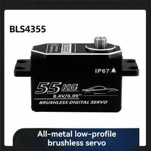 55KG Brushless Digital Servo Low Profile l Gear Servo IP67 Waterproof High Torque RC Servo for Off-Road Trucks 55KG Brushless Digital Servo Low Profile l Gear Servo IP67 Waterproof High Torque RC Servo for Off-Road Trucks