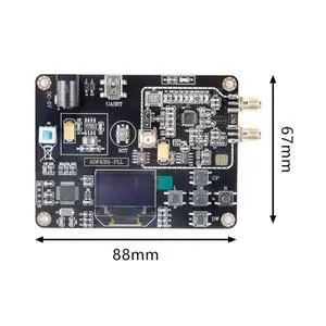 ADF4351-OLED Wideband Phase-Locked Loop Frequency Synthesizer 35MHz-4.4GHz RF Signal Source SMA Output Module ADF4351-OLED Wideband Phase-Locked Loop Frequency Synthesizer 35MHz-4.4GHz RF Signal Source SMA Output Module