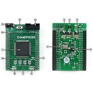 CoreEP4CE6,FPGA Core Board, Features the ALTERA Cyclone IV Chip EP4CE6E22C8N Onboard CoreEP4CE6,FPGA Core Board, Features the ALTERA Cyclone IV Chip EP4CE6E22C8N Onboard