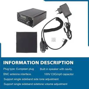 USDR USDX+ Plus V2 10/15/17/20/30/40/60/80m 8 Bands SDR High Frequency SSB QRP BNC Interface Eu Plug USDR USDX+ Plus V2 10/15/17/20/30/40/60/80m 8 Bands SDR High Frequency SSB QRP BNC Interface Eu Plug