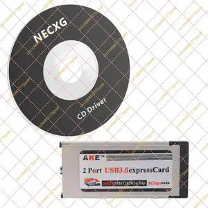 High-Speed 2-Port USB 3.0 ExpressCard/34 Adapter, Laptop Expansion Card Converter High-Speed 2-Port USB 3.0 ExpressCard/34 Adapter, Laptop Expansion Card Converter