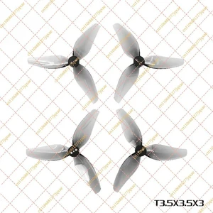 12 Pairs HQProp 3.5" 3-Blade PC Props - T3.5x3.5x3 Toothpick Propellers for FPV Freestyle (CW/CCW, 1.5mm Shaft) 12 Pairs HQProp 3.5" 3-Blade PC Props - T3.5x3.5x3 Toothpick Propellers for FPV Freestyle (CW/CCW, 1.5mm Shaft)