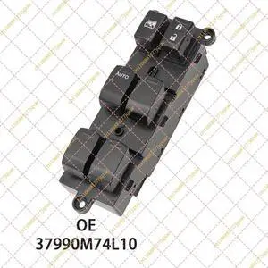 Front Left Power Window Switch 12-Pin 37990-M74L1-0 for Suzuki Swift Ertiga 2012-2018 Front Left Power Window Switch 12-Pin 37990-M74L1-0 for Suzuki Swift Ertiga 2012-2018