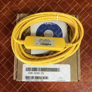 1pc USB-SC09-FX PLC Programming Cable - USB Data Link Cable for FX1S/FX1N/FX2N/FX3U Controllers 1pc USB-SC09-FX PLC Programming Cable - USB Data Link Cable for FX1S/FX1N/FX2N/FX3U Controllers