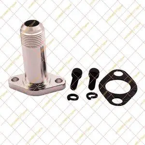 Extended 12AN Turbo Drain Fitting Flange Adapter for T3 T4 Turbochargers Extended 12AN Turbo Drain Fitting Flange Adapter for T3 T4 Turbochargers