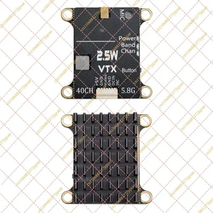 for JHEMCU 2.5W 5.8GHz FPV VTX, 30x30mm 2-6S Wide Voltage Video Transmitter with Built-in Mic for Long-Range RC Airplane for JHEMCU 2.5W 5.8GHz FPV VTX, 30x30mm 2-6S Wide Voltage Video Transmitter with Built-in Mic for Long-Range RC Airplane