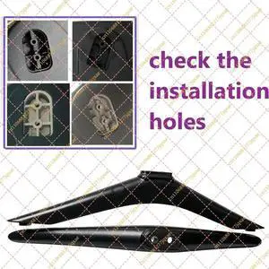 B44C Replacement TV Stand Legs with Screws, Base Pedestal for 40" to 65" Hisense Models B44C Replacement TV Stand Legs with Screws, Base Pedestal for 40" to 65" Hisense Models