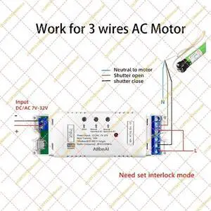 2CH Motor Controller DC 5V-32V, RF433 Remote Pulse Relay Module for Home Automation & Voice Assistant 2CH Motor Controller DC 5V-32V, RF433 Remote Pulse Relay Module for Home Automation & Voice Assistant