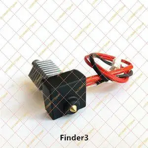 24V Extruder Hotend Kit for Flashforge Finder 3, with Heater Block and Silicone Sock 24V Extruder Hotend Kit for Flashforge Finder 3, with Heater Block and Silicone Sock