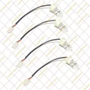 4Pcs 12V HID Strobe Flash Light Bulb 120W/160W White Replacement Tube 4Pcs 12V HID Strobe Flash Light Bulb 120W/160W White Replacement Tube