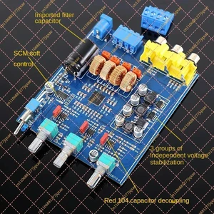 MA12070 Class D Stereo Amplifier Board, 2x80W HiFi Digital Amp Module with Bass & Treble Control MA12070 Class D Stereo Amplifier Board, 2x80W HiFi Digital Amp Module with Bass & Treble Control
