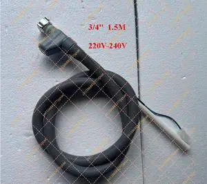 1.5m 3/4 Thread Safety Inlet Pipe Valve 220-240V Compatible with Miele Siemens Bosch Washer Dishwasher 1.5m 3/4 Thread Safety Inlet Pipe Valve 220-240V Compatible with Miele Siemens Bosch Washer Dishwasher