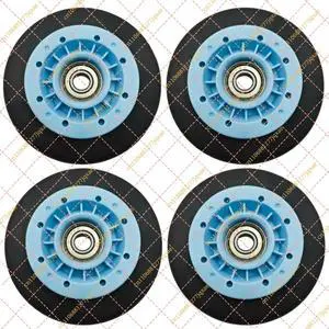 4-Pack 5304523152 / DC97-16782E Dryer Drum Roller - Replacement Wheels for with 80mm Belt 4-Pack 5304523152 / DC97-16782E Dryer Drum Roller - Replacement Wheels for with 80mm Belt