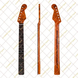 ST Paint Bright Light 22 Fret Rosewood Fingerboard Guitar Neck for ST Strat, Cow Bone Nut ST Paint Bright Light 22 Fret Rosewood Fingerboard Guitar Neck for ST Strat, Cow Bone Nut
