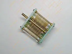 High Power Air Variable Capacitor, Semi-Manual Tuning Adjustable Variable Capacitor Electronic Component High Power Air Variable Capacitor, Semi-Manual Tuning Adjustable Variable Capacitor Electronic Component