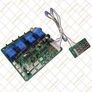 4-Digit Display Timer Control Board JY-21, Coin Acceptor PCB Replacement for Car Wash 4-Digit Display Timer Control Board JY-21, Coin Acceptor PCB Replacement for Car Wash