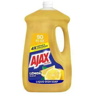Ajax Ultra Liquid Dish Soap, Super Degreaser, Mess-Free, Easy-Flip Cap, Lemon Scent, 90 fl oz Ajax Ultra Liquid Dish Soap, Super Degreaser, Mess-Free, Easy-Flip Cap, Lemon Scent, 90 fl oz