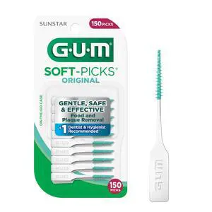 GUM Soft-Picks Original, Dentist Recommended Dental Picks, 150 Count GUM Soft-Picks Original, Dentist Recommended Dental Picks, 150 Count