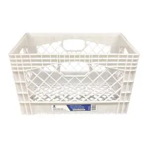 Gorilla Crate 24QT Milk Crate White Gorilla Crate 24QT Milk Crate White