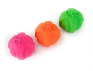 Hartz Dura Play Small Ball Dog Toy with Bacon Scent and Squeaker, 3 Pack Hartz Dura Play Small Ball Dog Toy with Bacon Scent and Squeaker, 3 Pack