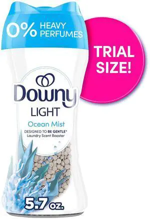 Downy Laundry Scent Beads, Light In-Wash Scent Booster, No Heavy Perfumes, Ocean Mist Scent, 5.7 oz Downy Laundry Scent Beads, Light In-Wash Scent Booster, No Heavy Perfumes, Ocean Mist Scent, 5.7 oz