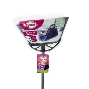 Reynera XL Angle Broom, 13 in, Black, 1 Count Reynera XL Angle Broom, 13 in, Black, 1 Count