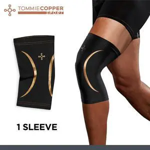 Tommie Copper Sport Knee Compression Sleeve, Black, s/m Tommie Copper Sport Knee Compression Sleeve, Black, s/m