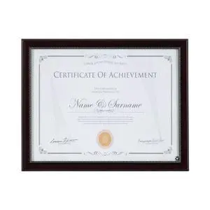 DesignOvation 8.5x11 Mahogany Document Certificate Picture Frame DesignOvation 8.5x11 Mahogany Document Certificate Picture Frame