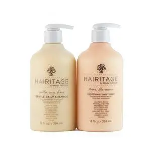 Hairitage Outta My Hair Sulfate Free Shampoo and Conditioner Set, Color Safe + Anti Frizz Curly Hair Products, 13 fl oz Hairitage Outta My Hair Sulfate Free Shampoo and Conditioner Set, Color Safe + Anti Frizz Curly Hair Products, 13 fl oz