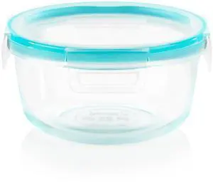 Snapware Total Solution Glass Food Storage with Lid, 4 Cups, A Practical Choice for Dry Goods and Bulk Ingredients Snapware Total Solution Glass Food Storage with Lid, 4 Cups, A Practical Choice for Dry Goods and Bulk Ingredients