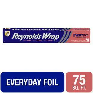 Reynolds Wrap Everyday Strength Aluminum Foil, 75 square feet Reynolds Wrap Everyday Strength Aluminum Foil, 75 square feet