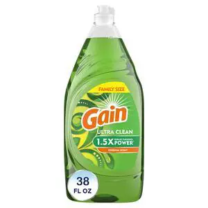 (2 pack) Gain Ultra Dishwashing Liquid, Original, 38 fl oz (2 pack) Gain Ultra Dishwashing Liquid, Original, 38 fl oz