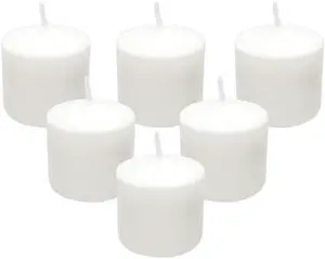 Mainstays Unscented Votive Candles, White, 16 Count Mainstays Unscented Votive Candles, White, 16 Count