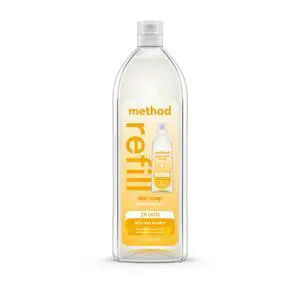 Method Super Shine Liquid Dish Soap Refill, Powered by Enzymes, Coastal Citron Scented, 48 fl oz Method Super Shine Liquid Dish Soap Refill, Powered by Enzymes, Coastal Citron Scented, 48 fl oz