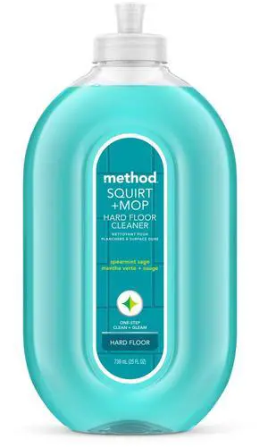 Method Squirt + Mop Hard Floor Cleaner, Spearmint Sage, 25 fl oz Method Squirt + Mop Hard Floor Cleaner, Spearmint Sage, 25 fl oz