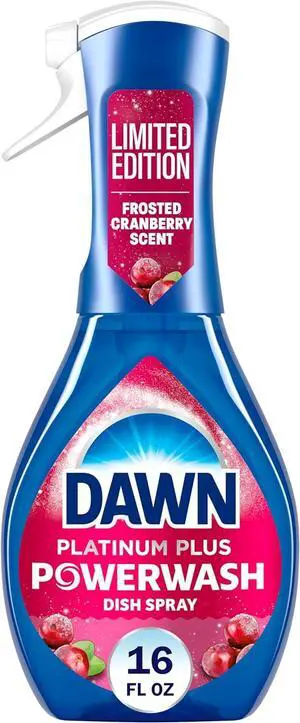 Dawn Powerwash Spray, Dish Soap, Dishwashing Liquid, Cleaning Supplies, Frosted Cranberry, 1 Starter Kit, 16 Fl Oz Dawn Powerwash Spray, Dish Soap, Dishwashing Liquid, Cleaning Supplies, Frosted Cranberry, 1 Starter Kit, 16 Fl Oz