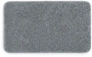 Mainstays Basic Polyester Bath Rug, Grey, 24 in x 40 in Mainstays Basic Polyester Bath Rug, Grey, 24 in x 40 in