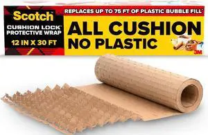 Scotch Cushion Lock Protective Wrap, 12 in. x 30 ft., 1 Wrap Scotch Cushion Lock Protective Wrap, 12 in. x 30 ft., 1 Wrap