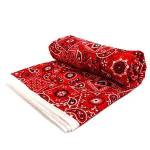Waverly Inspirations 45" (3 Yards Cut) 100% Cotton Printed Bandana Craft Fabric, Red Waverly Inspirations 45" (3 Yards Cut) 100% Cotton Printed Bandana Craft Fabric, Red