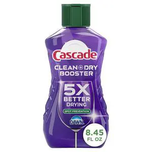 Cascade Rinse Aid Clean & Dry Booster Dishwasher Rinse Aid Liquid for Spotless, Streak-Free Dishes, Works with Dishwasher Detergent, Dishwasher Gel, Pods, or Tablets, Powerful Dry Booster, 16 oz Cascade Rinse Aid Clean & Dry Booster Dishwasher Rinse Aid Liquid for Spotless, Streak-Free Dishes, Works with Dishwasher Detergent, Dishwasher Gel, Pods, or Tablets, Powerful Dry Booster, 16 oz